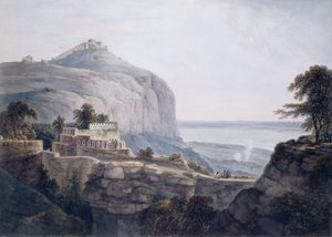 Het noordwestelijke uitzicht van Rohtasgarh, Bihar