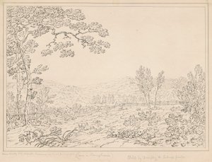 Landschap van Pennsylvania door Thomas Doughty