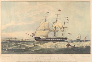 Het beroemde klipperschip Marco Polo door Thomas Dove