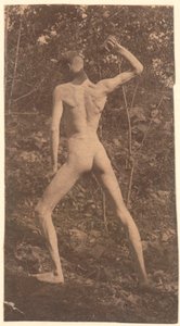 Rotsgooier, ca. 1883 door Thomas Eakins