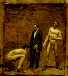 Studie voor ‘Taking the Count’ door Thomas Eakins
