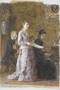 Het pathetische lied door Thomas Eakins