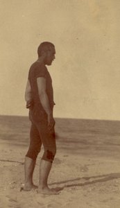 Thomas Eakins in een zwempak, 1884