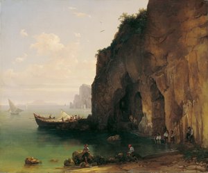 Kust van Sorrento door Thomas Ender