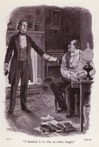 Illustratie voor The Woman In White door Wilkie Collins