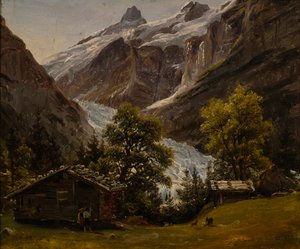 Grindelwald, Zwitserland door Thomas Fearnley