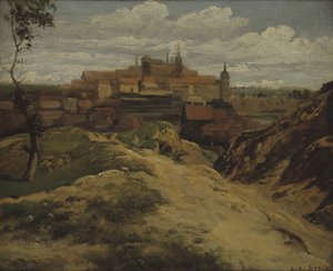 Gezicht op Meissen door Thomas Fearnley