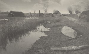 Tussen land en water,1886 (foto)