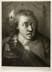 Jonge Man met een Kaars, uit Levensgrote Hoofden