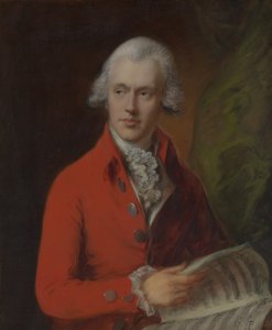 Charles Rousseau Burney 1747-1819, ca. 1780 door Thomas Gainsborough