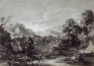 Kustzicht door Thomas Gainsborough