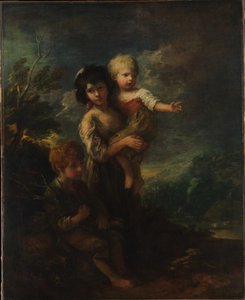 Kinderen van het platteland (De houtverzamelaars) door Thomas Gainsborough