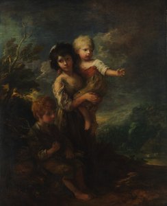 Huisje kinderen De houtverzamelaars, 1787 door Thomas Gainsborough