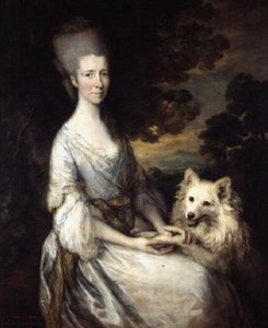 Jane, Lady Whichcote door Thomas Gainsborough