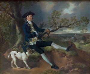 John Plampin, circa 1752 door Thomas Gainsborough