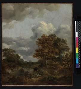 Landschap met een vijver, 1746-1747
