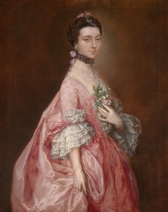 Mary Little, later Lady Carr door Thomas Gainsborough