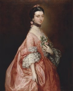 Mary Little, later Lady Carr door Thomas Gainsborough