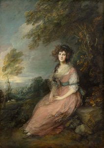 Mevrouw Richard Brinsley Sheridan door Thomas Gainsborough