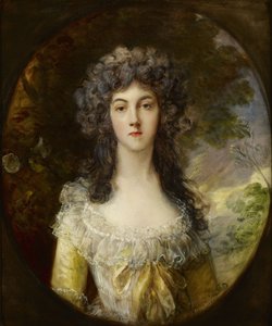 Portret van mevrouw Charles Hatchett door Thomas Gainsborough
