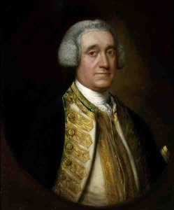 Portret van vice-admiraal Thomas Broderick