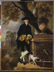 Portret van een heer door Thomas Gainsborough