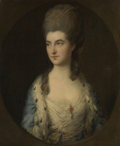 Portret van een jonge vrouw, genaamd Miss Sparrow, 1770s