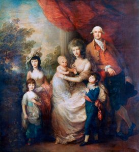 De familie Baillie, ca. 1784 door Thomas Gainsborough