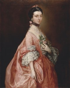 Mary Little, later Lady Carr door Thomas Gainsborough RA