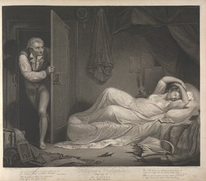 IJver en losbandigheid: De losbandige in haar slaapkamer (plaat 3)