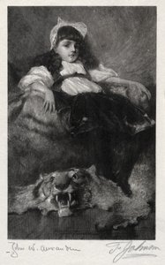 Portret van een kind door Thomas George Johnson