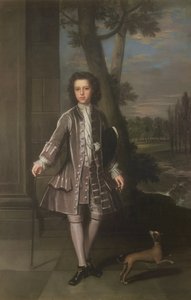 Volledig portret van William King, 10 jaar oud, 1720