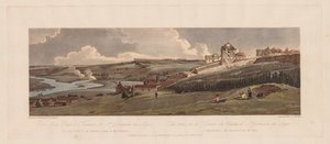 Een Selectie van Twintig van de Meest Schilderachtige Uitzichten in Parijs: Uitzicht vanaf Paleisterras, bij St. Germain en Laye, het Aquaduct van Marli in de Verte door Thomas Girtin