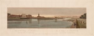 Een selectie van twintig van de meest pittoreske uitzichten in Parijs: Uitzicht op het dorp Chaillot, 1803