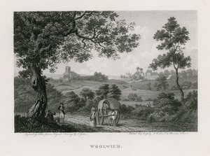 Een uitzicht op Woolwich