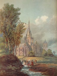 Kathedraal van Glasgow, 18e eeuw door Thomas Girtin