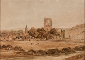 Kirkstall Abbey door Thomas Girtin