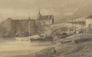 Ouse Bridge, York door Thomas Girtin