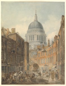 De St. Paul’s Cathedral, gezien vanaf St. Martin’s-le-Grand