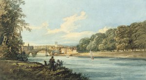 De nieuwe wandeling, York door Thomas Girtin