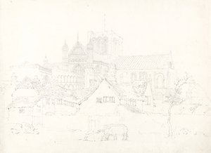 Winchester Kathedraal, vanuit het Noordoosten