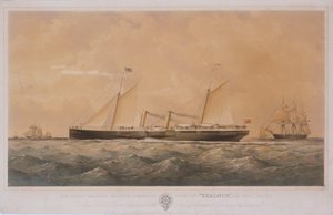 Het stoomschip 