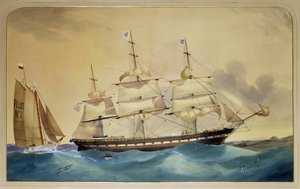 De clipper zeilboot 