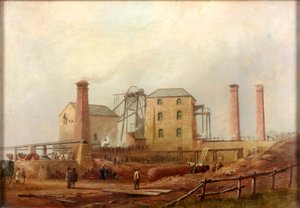 Hartley Colliery na de ramp, 1869