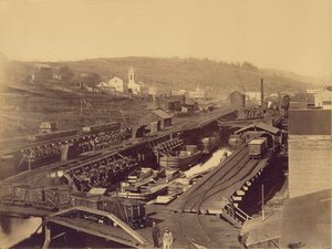 De dokken, Honesdale door Thomas H. Johnson