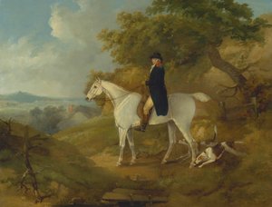 George Morland op zijn jager