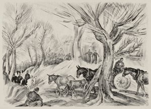 Landschap met figuren