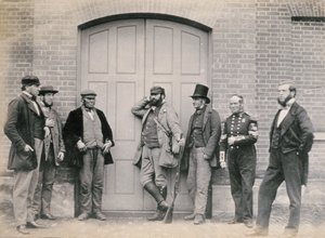 Personeel van Holkham Hall, Norfolk, ca. 1863