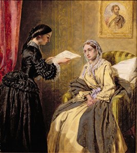 Zoeken in de London Gazette naar de lijst van de gedoden en gewonden (naar W. P. Frith) door Thomas Harrington Wilson