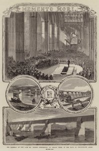 De Begrafenis van wijlen de heer Robert Stephenson, op vrijdag in de Nave van Westminster Abbey